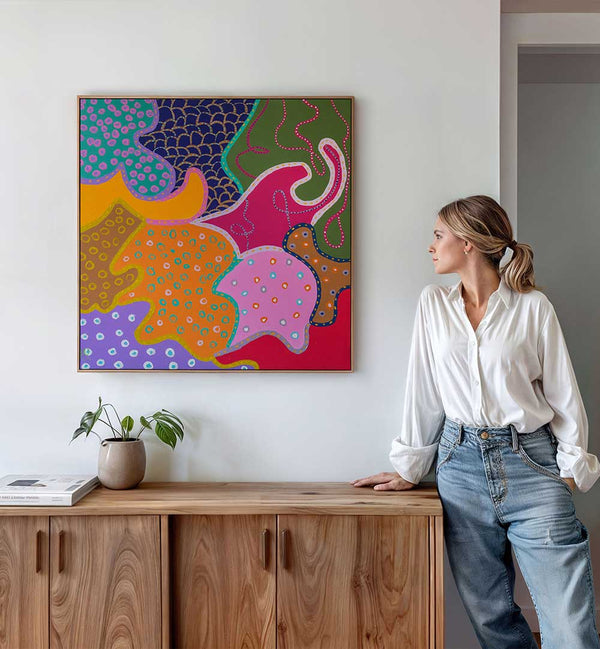 Mid Century  Modern Art