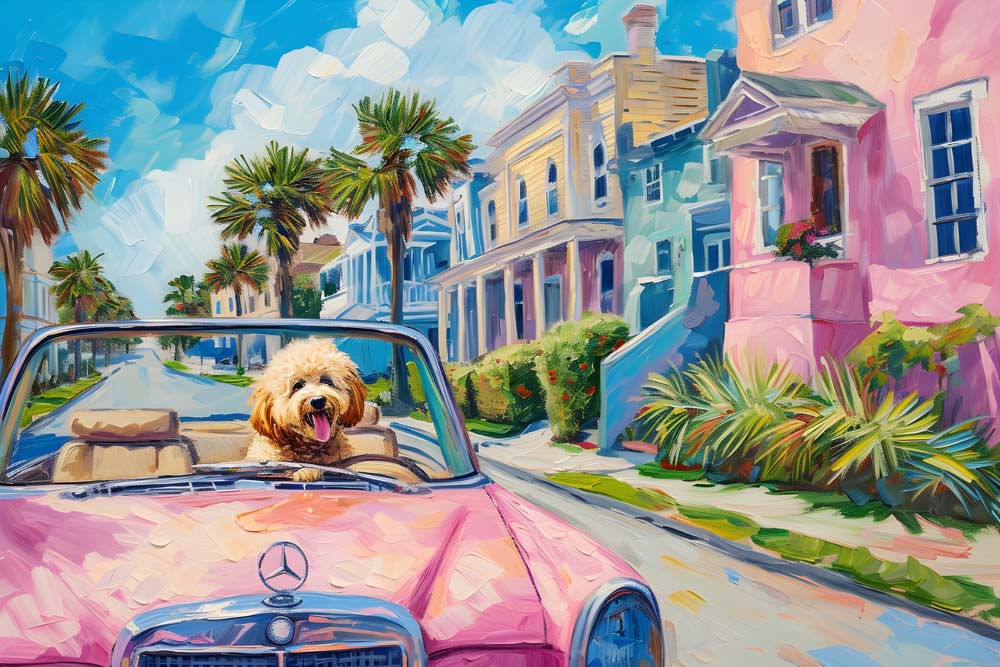 Palm Street Joyride Maximalist Animals Wall Art
