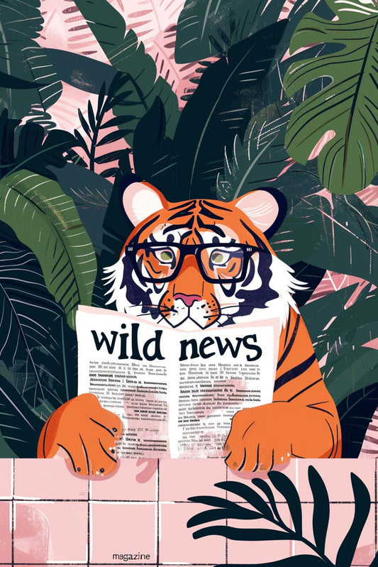 The Jungle Times Maximalist Animals Wall Art