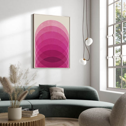 Pink Decor Hot Pink Bright Pink Wall Frame