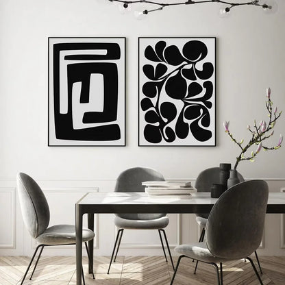 Abstract Botanical Bedroom Decor Printable Office Wall Frame