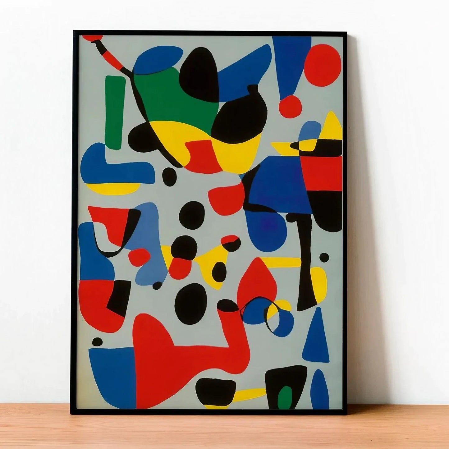 Colorful geometry minimalist abstract Wall Frame