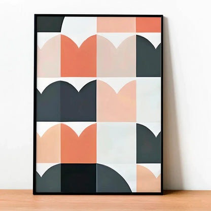 Geometrical 5 Color Minimalist Wall Frame