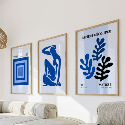 Gallery Wall Art Set Of 3 Matisse Bundle Bauhaus Wall Frame