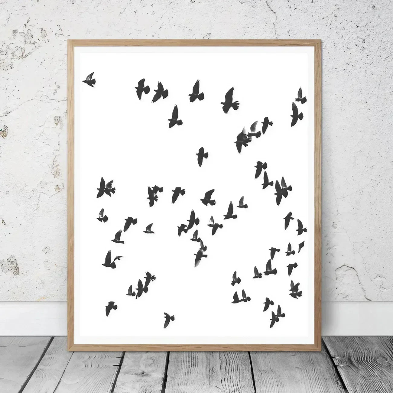 Flying Birds Flock Of Birds Wall Art Wall Frame