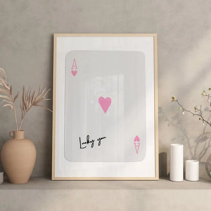 Lucky You Modern Wall Art Wall Frame