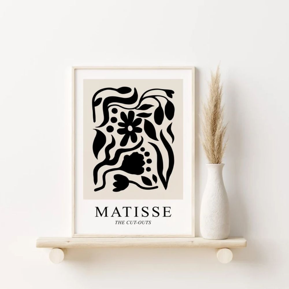 Black Beige Exhibition Wall Frame