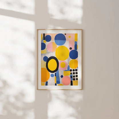 Blueberry Bubbles Abstract Wall Art Wall Frames