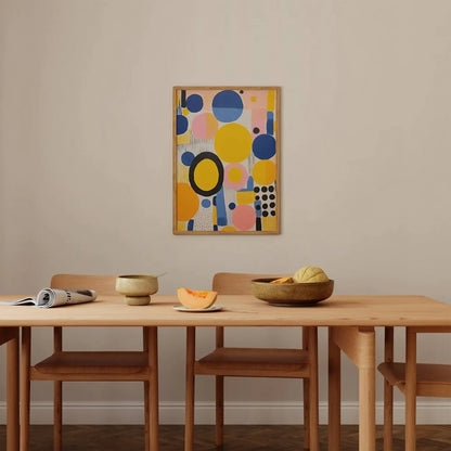 Blueberry Bubbles Abstract Wall Art Wall Frames