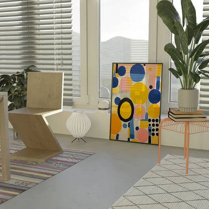 Blueberry Bubbles Abstract Wall Art Wall Frames