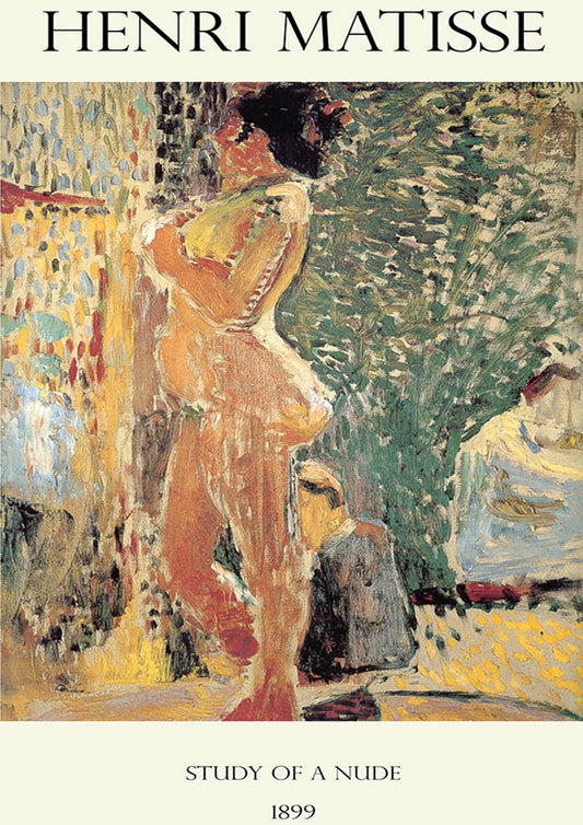 Study of a Nude By Henri Matisse Wall Poster