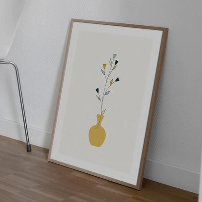 Mid Century Modern Wall Art Set of 3 Wall Frames