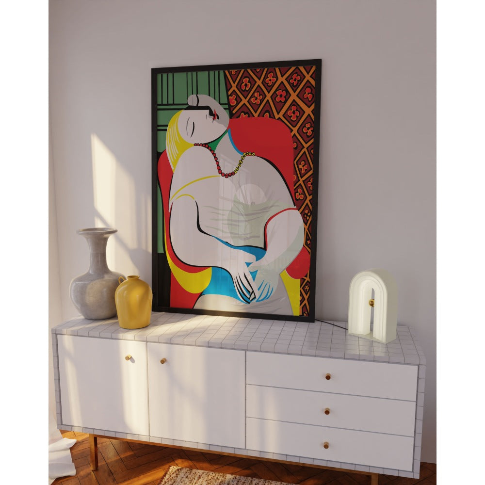 The Dream Remix, Pablo Picasso Style Painting