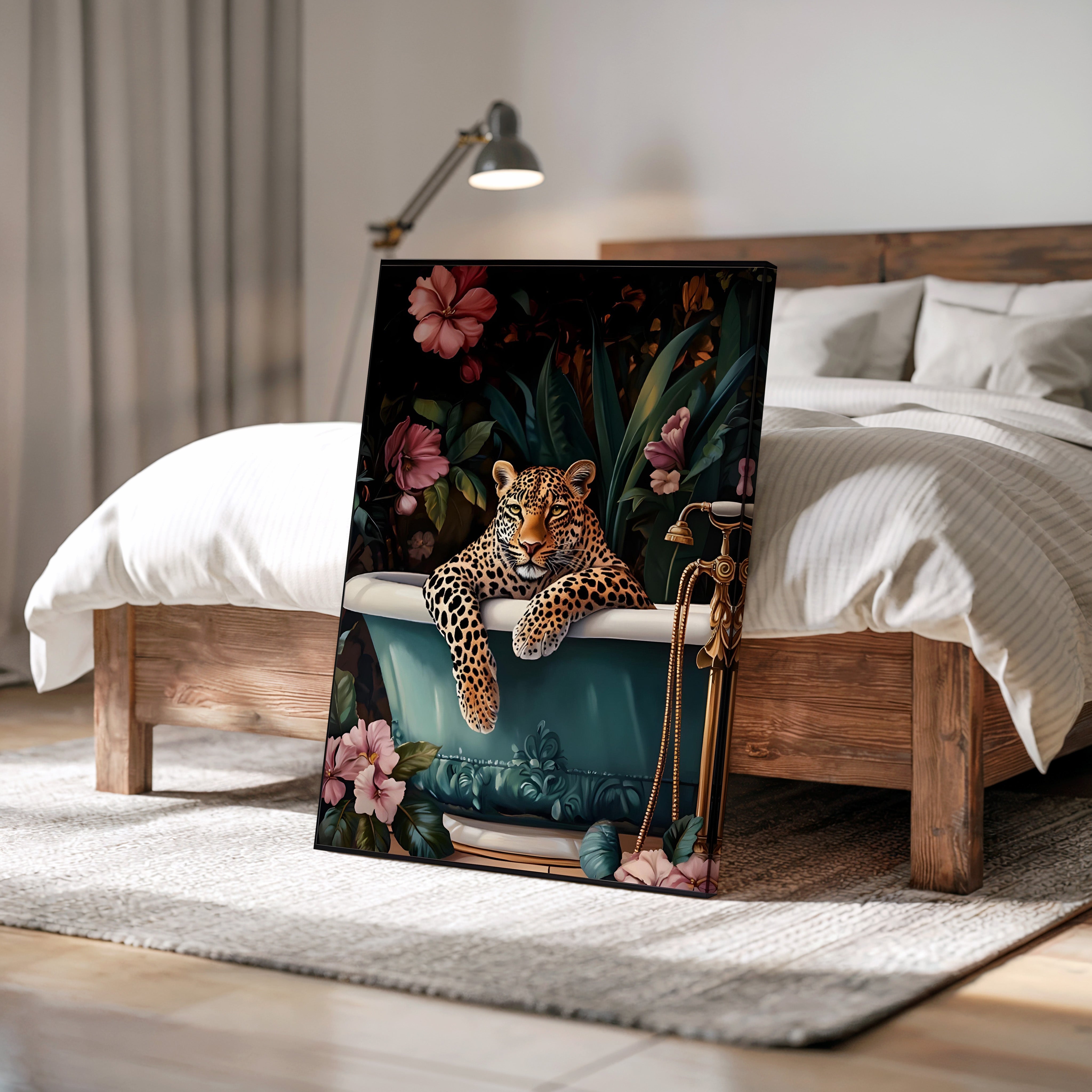 THE LEOPARD IN THE BATHTUB