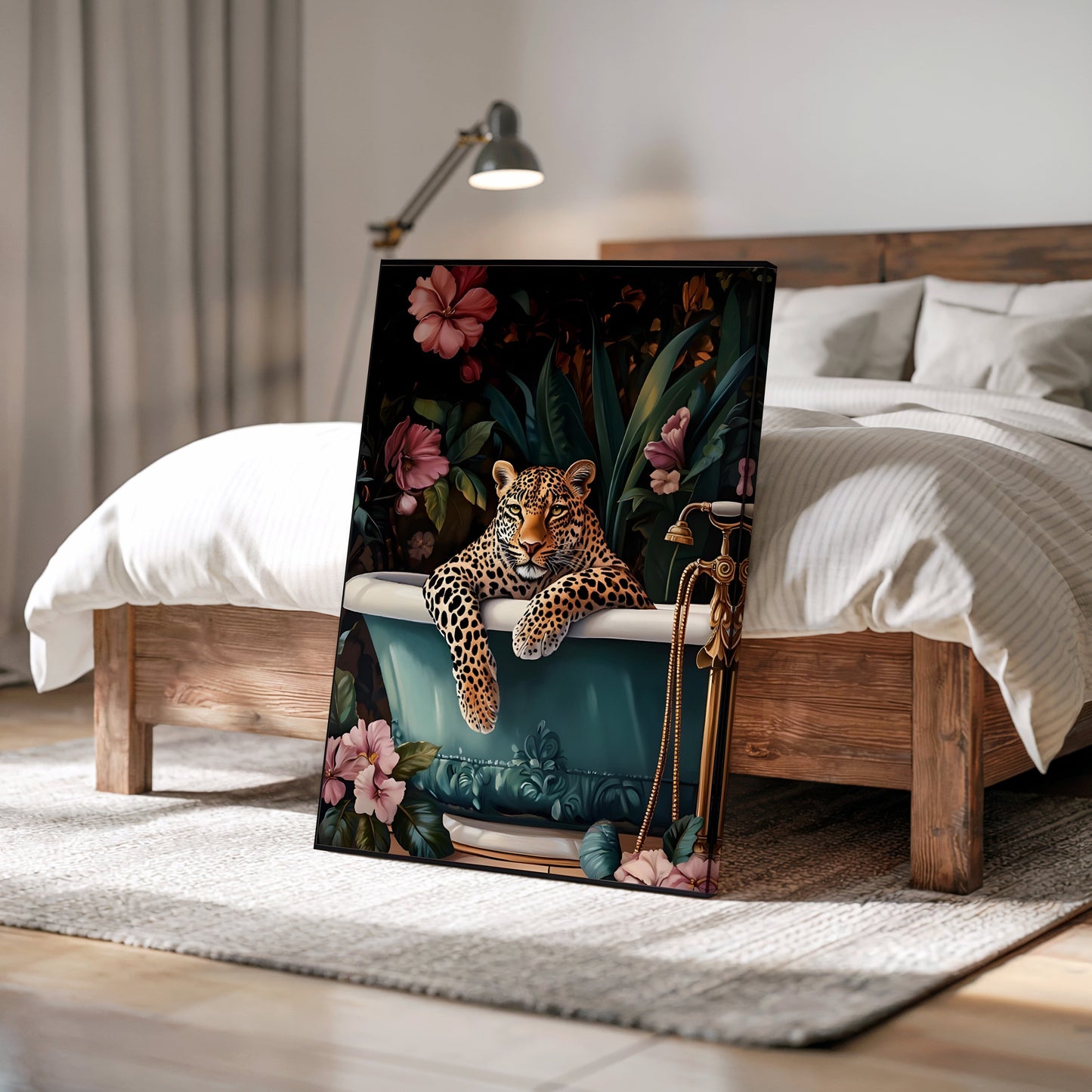 THE LEOPARD IN THE BATHTUB