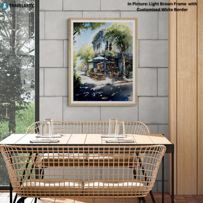 Corner Cafe Conversations by Californian Kaleidoscope