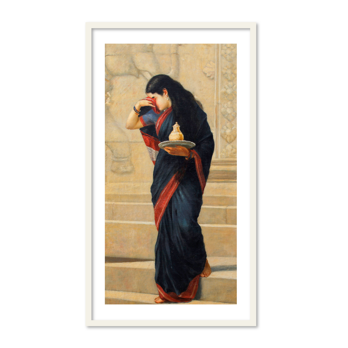 Sairandhri by Raja Ravi Varma Wall ARt Painting for Home Decor