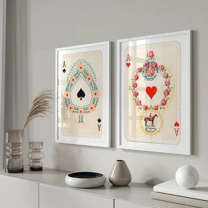 Trendy Retro Wall Art Set of 2 Wall Art Wall Frame