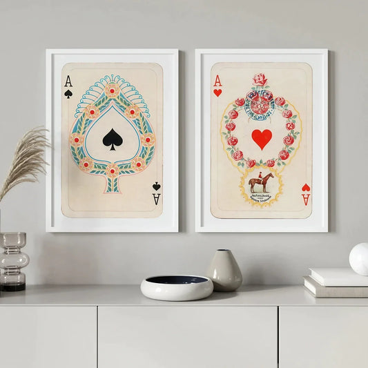 Trendy Retro Wall Art Set of 2 Wall Art Wall Frame