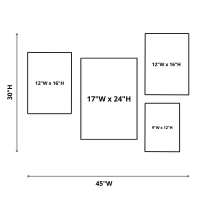 Famous Art Posters Set of 4, Van Gogh Paintings, Famous Paintings