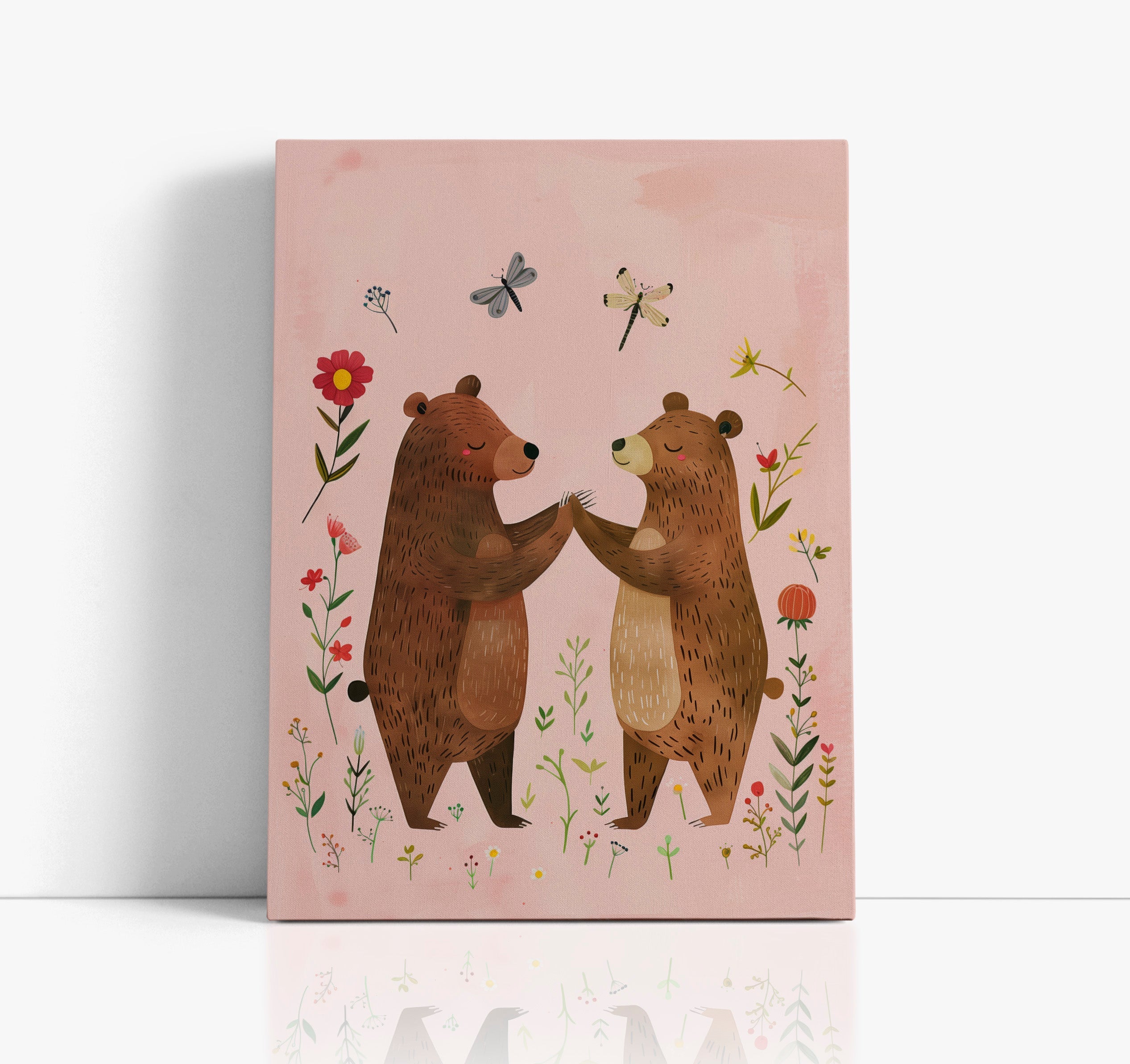 Bear Love Kids Wall Art Print