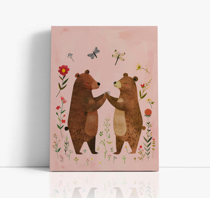Bear Love Kids Wall Art Print