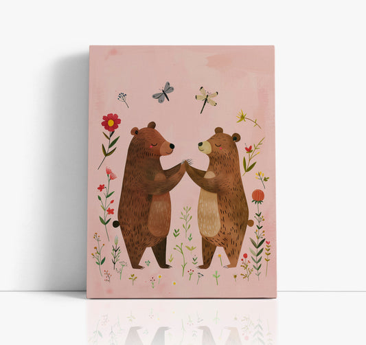Bear Love Kids Wall Art Print