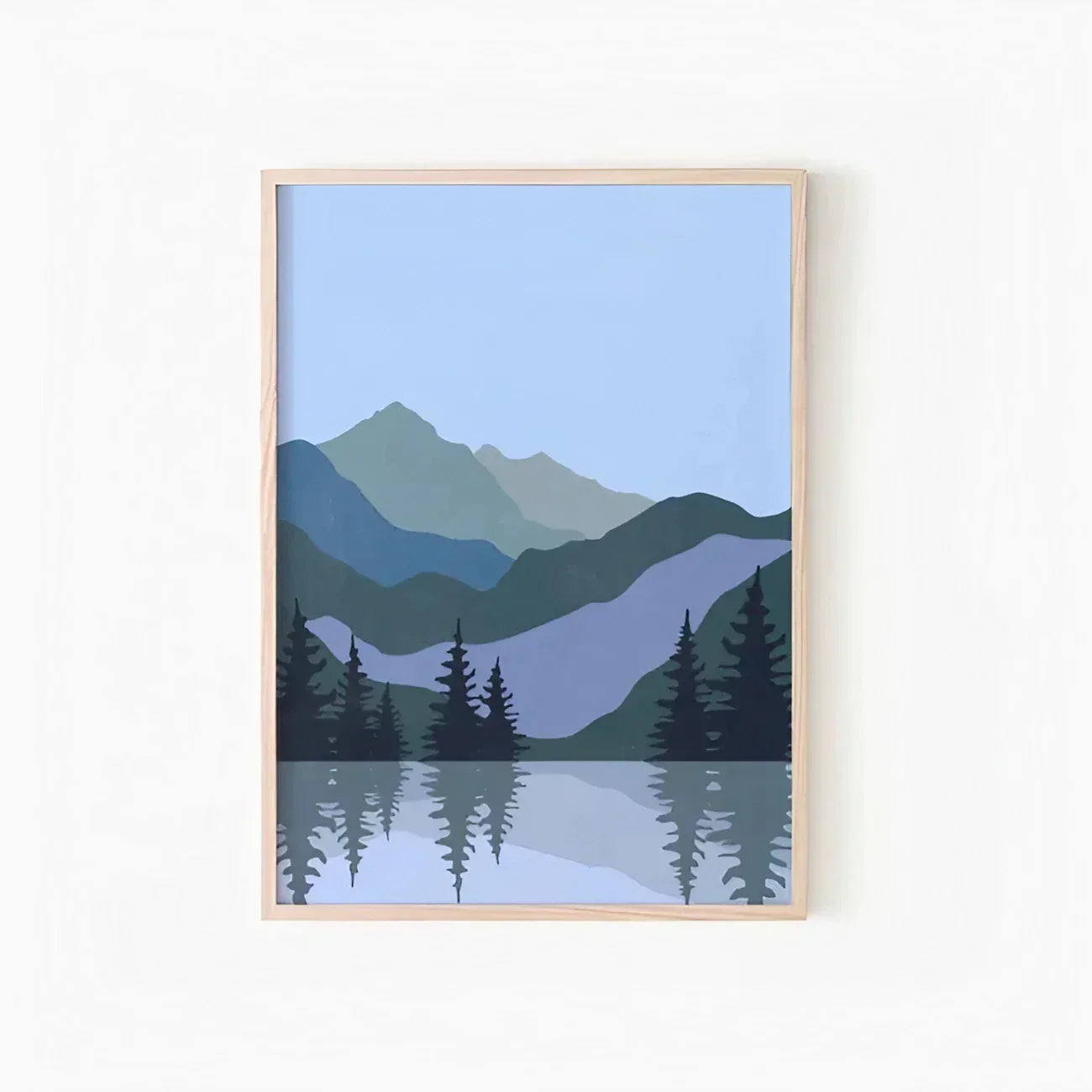 Blue Mountains Set of 2 Wall Frame