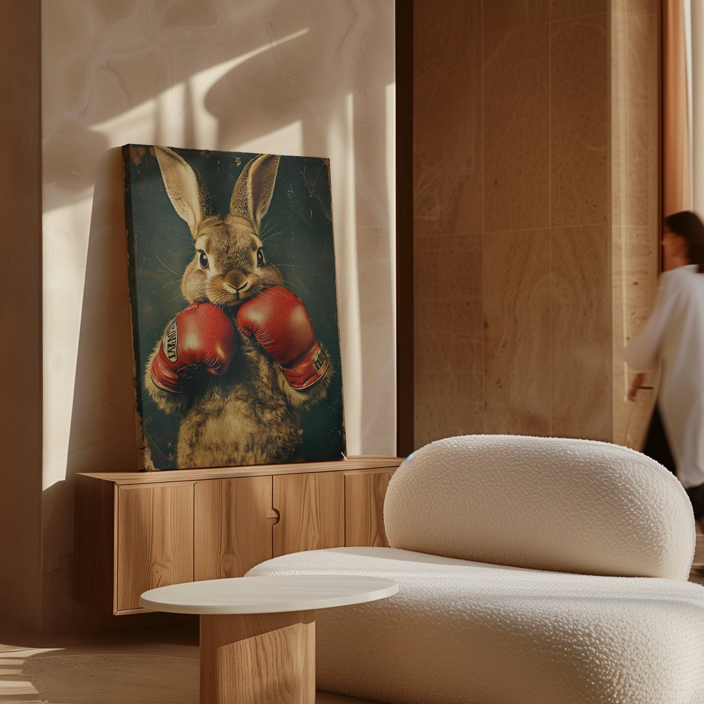 THE BOXING RABBIT