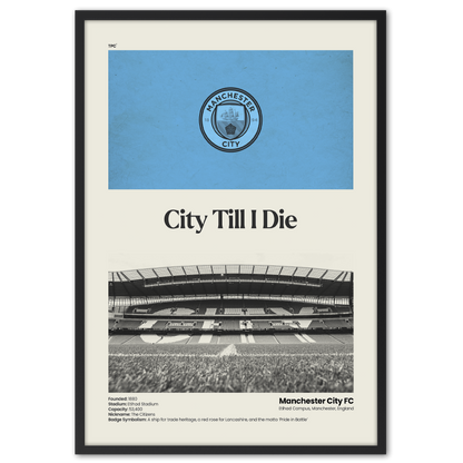 Manchester City FC Poster