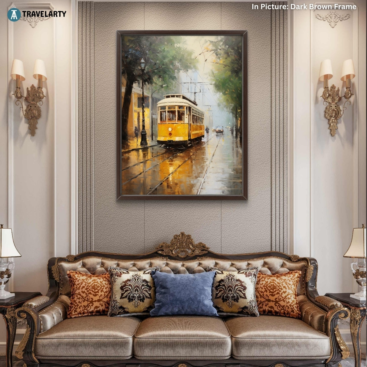 SFO Yellow Cable Car by Californian Kaleidoscope