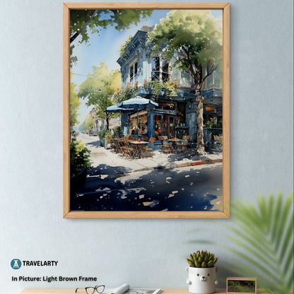 Corner Cafe Conversations by Californian Kaleidoscope