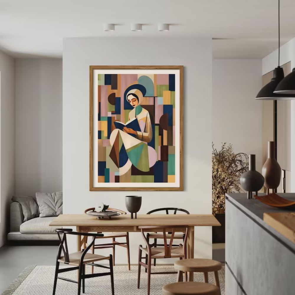 Book Girl Islamic Wall Art Wall Frames