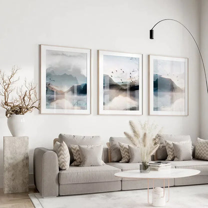 Landscape Set of 3 Wall Frame