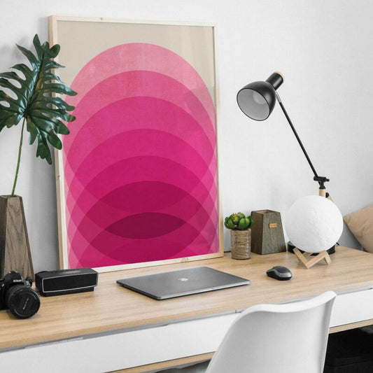 Pink Decor Hot Pink Bright Pink Wall Frame