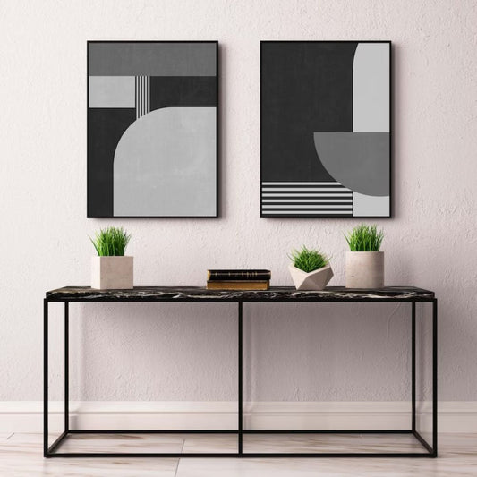 Black and White Modern Set Wall Frame