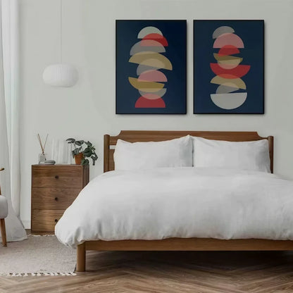 Set of 2 Mid Century Modern Scandinavian Wall Frame