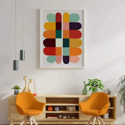 Fun Multicolored Gallery Large Bold Wall Frame