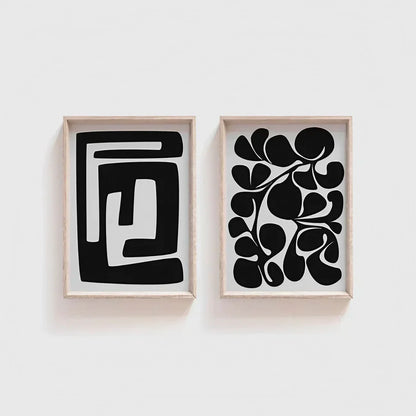 Abstract Botanical Bedroom Decor Printable Office Wall Frame