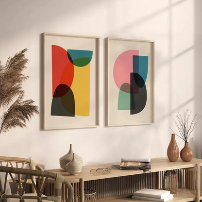 Bedroom Decor Mid Century Modern Wall Frame