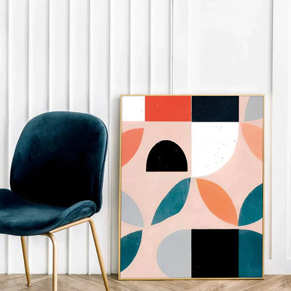 Geometrical Color Minimalist Wall Frame