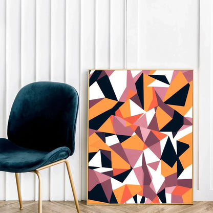 Geometrical Color Minimalist Wall Frame