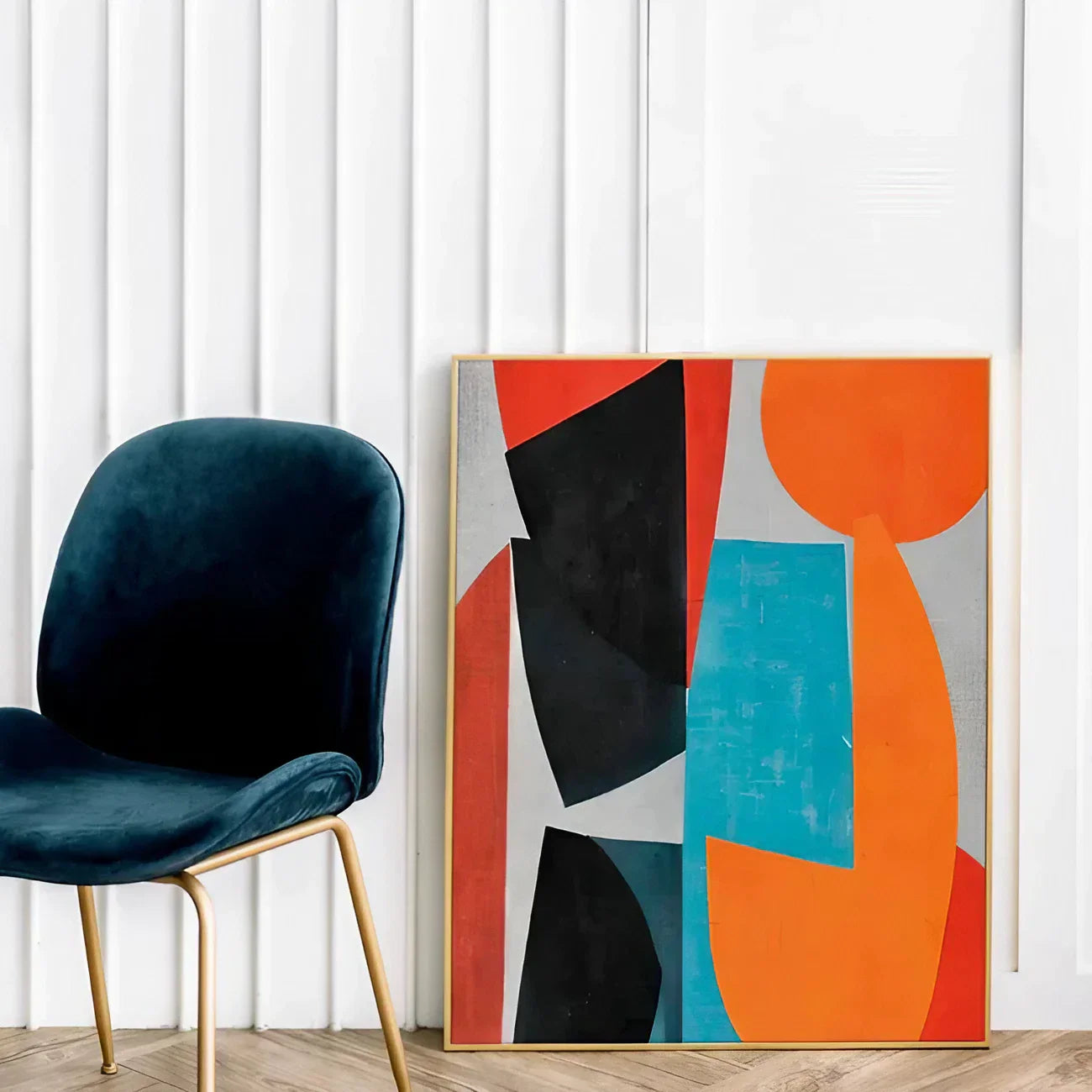 Geometrical Color  Minimalist Wall Frame