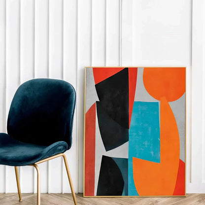 Geometrical Color  Minimalist Wall Frame