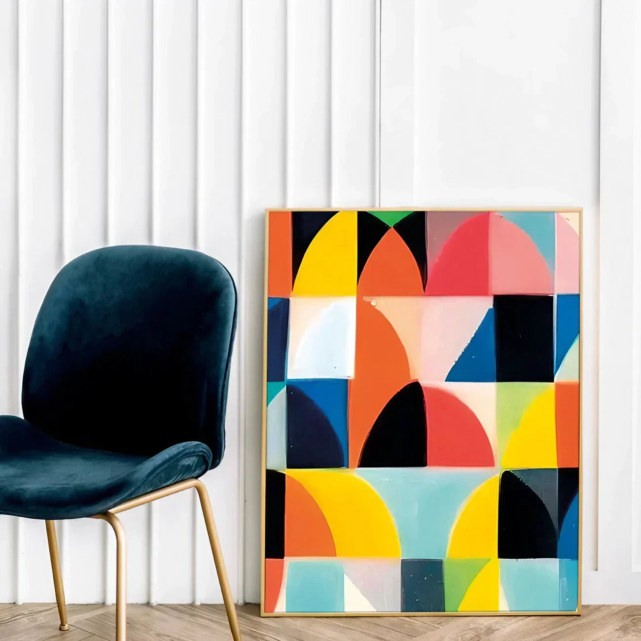 Geometrical Colorfull Minimalist Home Wall Frame