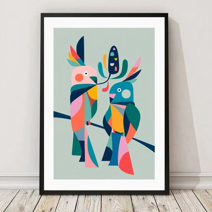 Cockatoo Wall Art, Bird Wall Frame