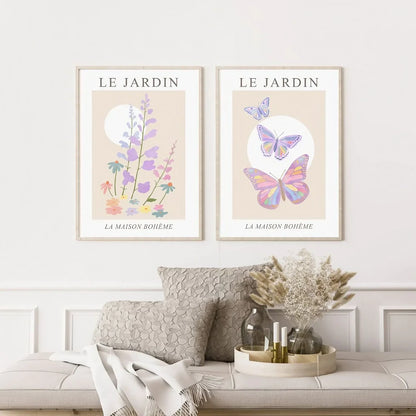 Floral Frame Wall Art Set of 2