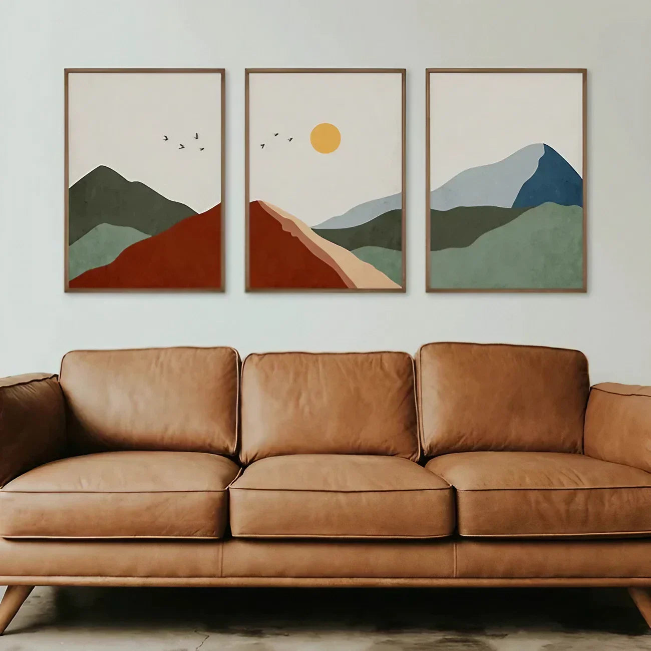 Mountain Wall Art Set of 3 Wall Frame