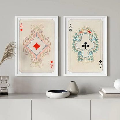 Trendy Retro Wall Art Set of 2 Wall Frame