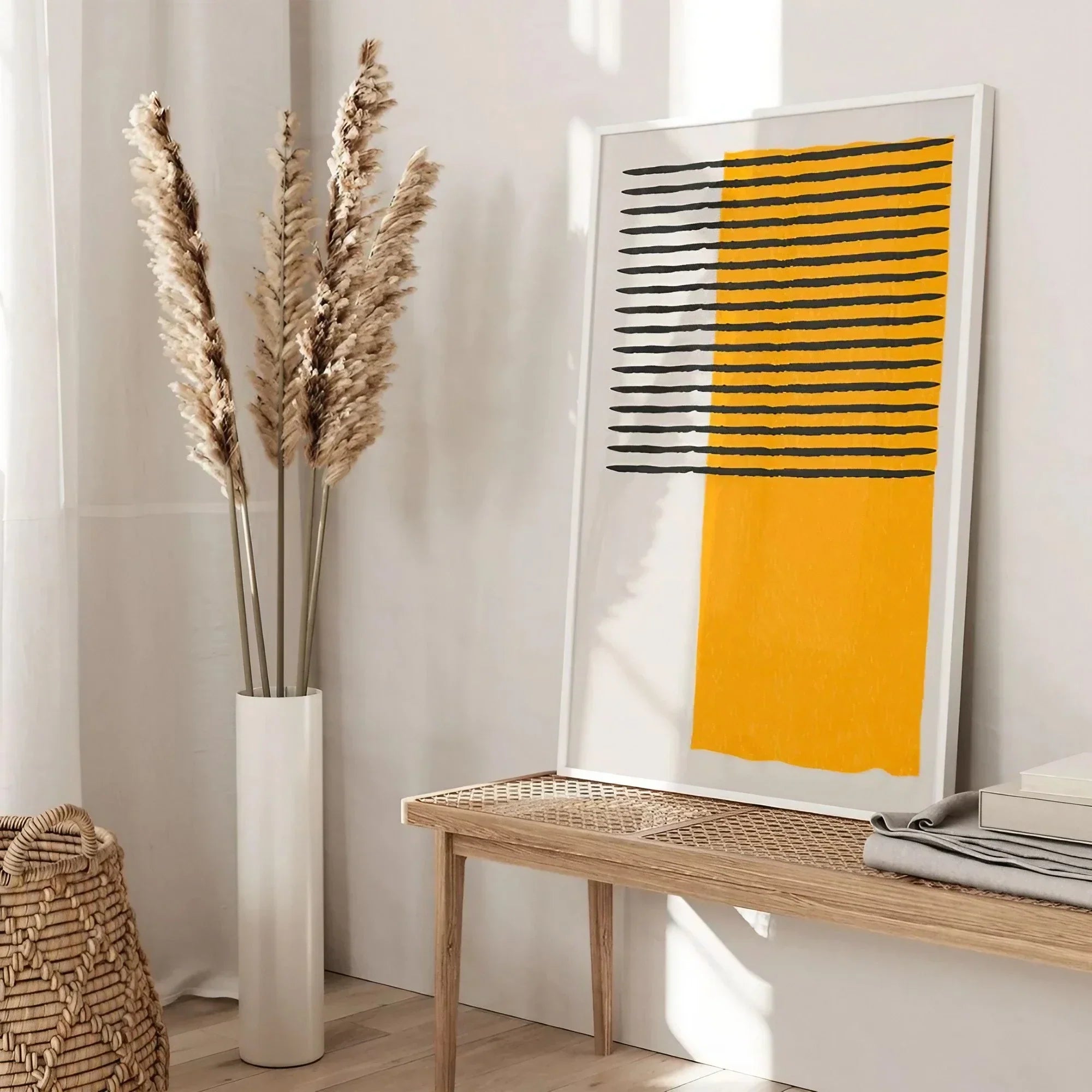 Mid Century Modern Wall Art Set of 3 Wall Frame